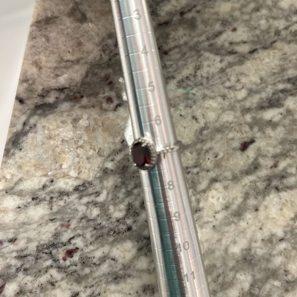 Ruby silver ring - Picture 7 of 8